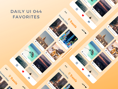 Daily UI 044 favorites app design daily ui 044 dailyui favorites frosted glass ios iphone12