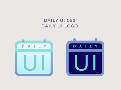 Daily UI 052 daily ui logo daily ui 052 daily ui logo dailyui logo