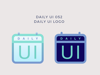 Daily UI 052 daily ui logo