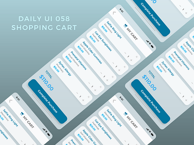 Daily UI 058 shopping cart