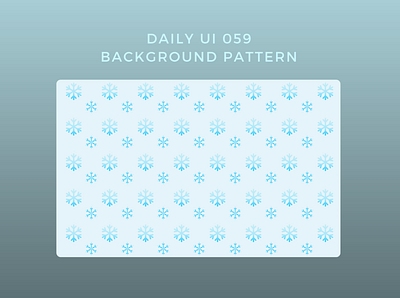 Daily UI 059 Background pattern background pattern bg daily ui 059 dailyui pattern snowflakes