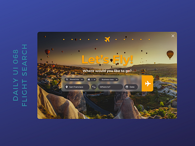 Daily UI 068 flight search