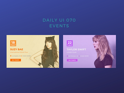 Daily UI 070 events