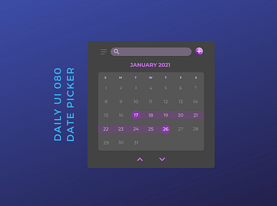 Daily UI 080 date picker app design calendar daily ui 080 dailyui date picker ios ui