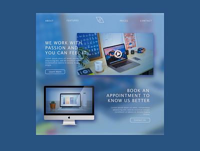 Landing page design landingpage