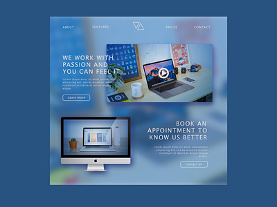 Landing page design landingpage