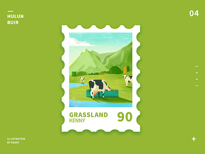 Stamp illustration - Ranch I wish you like it. branding design icon illustration ui