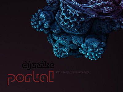 DJ Mike's «Portal» cover design cover illustration music