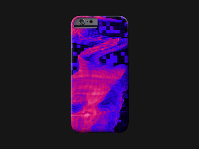 Shredr Ripple Case case glitch glitch art glitche glitcheapp iphone red and blue shredr