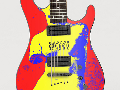 Warming up to launch Shredr.co culture glitch glitch art glitche glitcheapp guitar music shredr stickermule