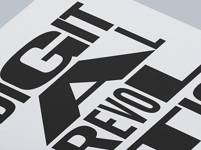 New wave. Revolution poster poster art poster design type type art typographic typographic illustration typography typography art