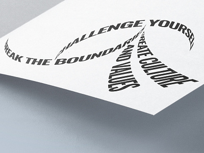 New wave. Boundaries poster poster art poster design type type art typographic typographic illustration typography typography art