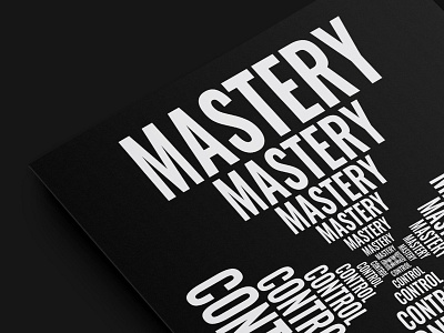 New wave. Mastery poster poster art poster design type type art typographic typographic illustration typography typography art