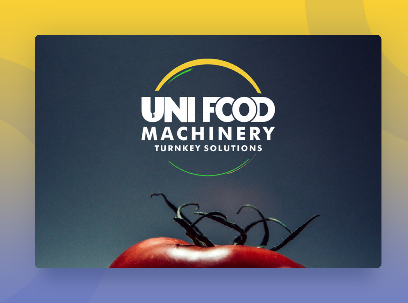 Food Machinery Presentation Cover by Duygu Dulger Pitch Deck Creator