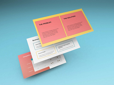 The Simplest Pitch Deck Template google slides template pitch deck template presentation template startup pitch