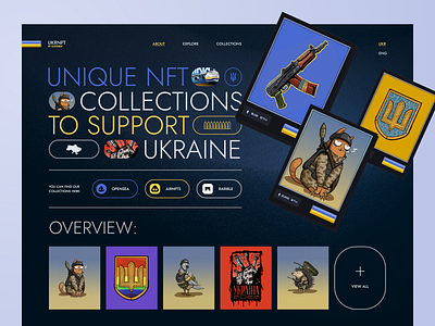 NFT Collections To Support Ukraine animation design graphic design illustration nft no war trend ukraine