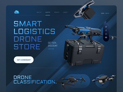 HappyDrone — Drone Store Landing Page