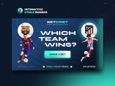 HTML5 — Soccer Interactive Banner banner banner ad design html5 interactive