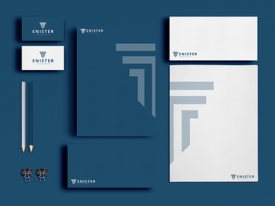 Stationery Design Enister Lawyer design identity identity design logo logodesign minimal ps