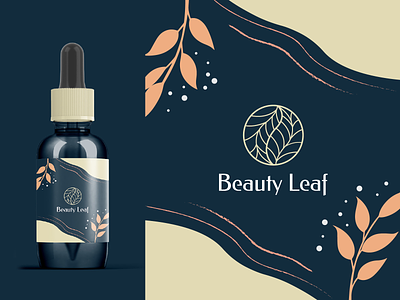 Beauty Leaf cream packaging beauty beauty leaf beauty logo cream leaf logo logodesign package packaging