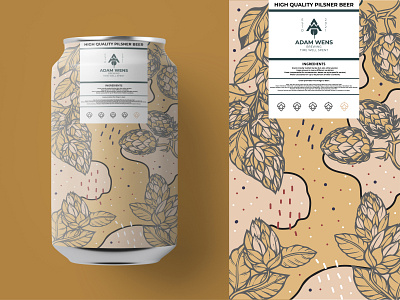 Beer can design beer beer design beercan beerhops beerlabelart beerlabels beerlogo beverage branding brandingdesigns can craft beer craftbeercan craftbeerdesign hops illustration label logo packaging packaging design