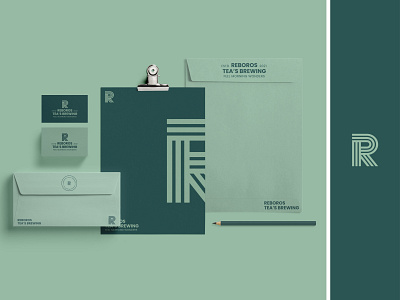 Branding Design for Tea brand identity branding brewing color design drink identity identity design illustration logo logodesign pattern r design r stripes tea tea branding tea brewing tea design tea drink tea pattern