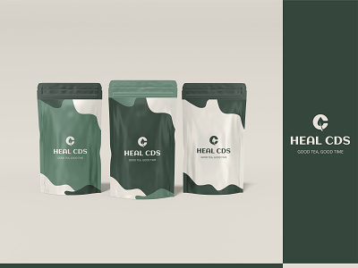 Packaging Design for Tea - Heal CDS brand identity branding drink food leaf logo logodesigner packaging packaging design tea tea logo tea packaging