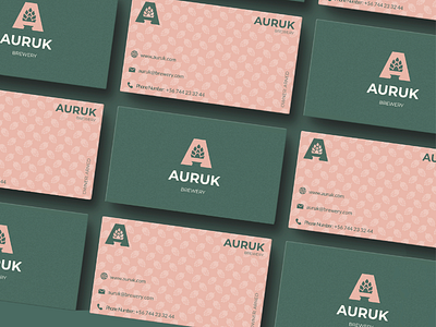 Branding design - Auruk Brewery a letter logo beer beer hops beer logo brand identity branding hops label logo packaging