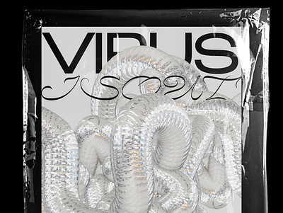 Virus Inside. Keep it close 3d 3d art acid acid graphics book cover design editorial editorial art editorial design graphicdesign typography