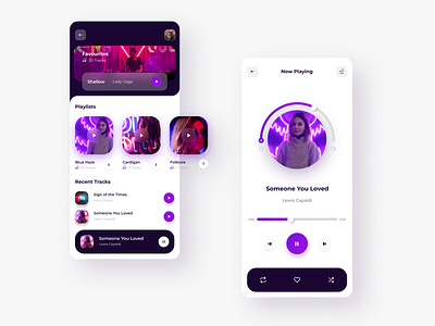 Music app UI app design designer music app music ui ui ui design uidesign