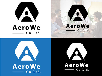 AeroWe aerowe branding graphic design iconic-logo logo logo designer logo management logo-trends management logo management organization logo modern logo vector logo