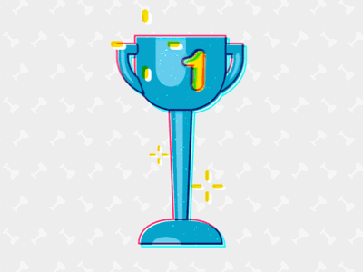 Trophy 3d aftereffect animation c4d flat gif sketch toons stroke trophy videogame