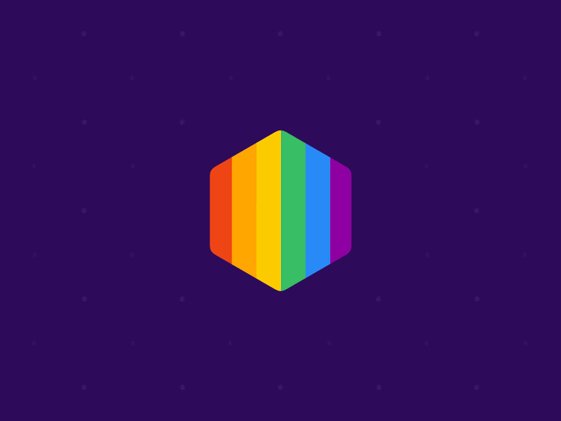 Magic Pride Cube 3d ae aftereffect animation c4d cinema4d cube design icons loader motion pride