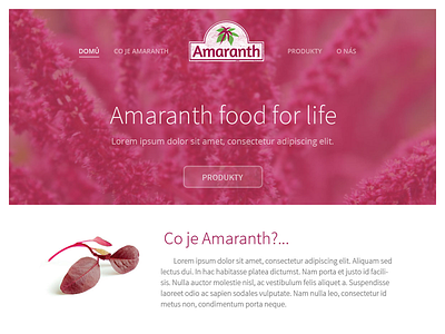 Amaranth - food for life