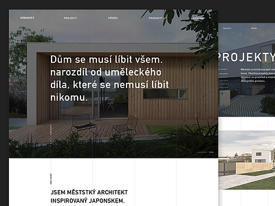 Urbanist architects and designers - WIP architect design grid minimalism web webdesign website wip