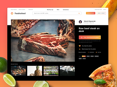 Foodiesfeed detail food food photography foodiesfeed free photo photo portal web webdesign