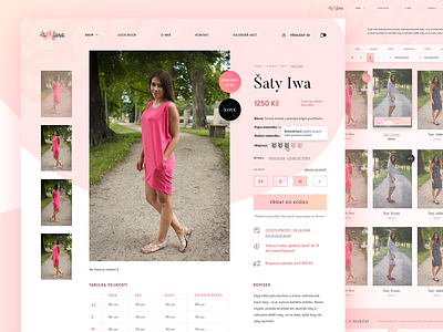 La Klara - Product page ecommerce gradient product product page shop typography web webdesign