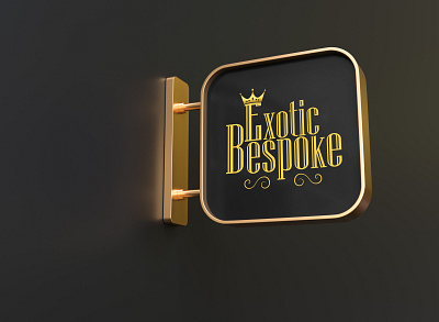 Exotic Bespoke Logo Design brand identity branding business logo e commerce logo icon design logo logo design