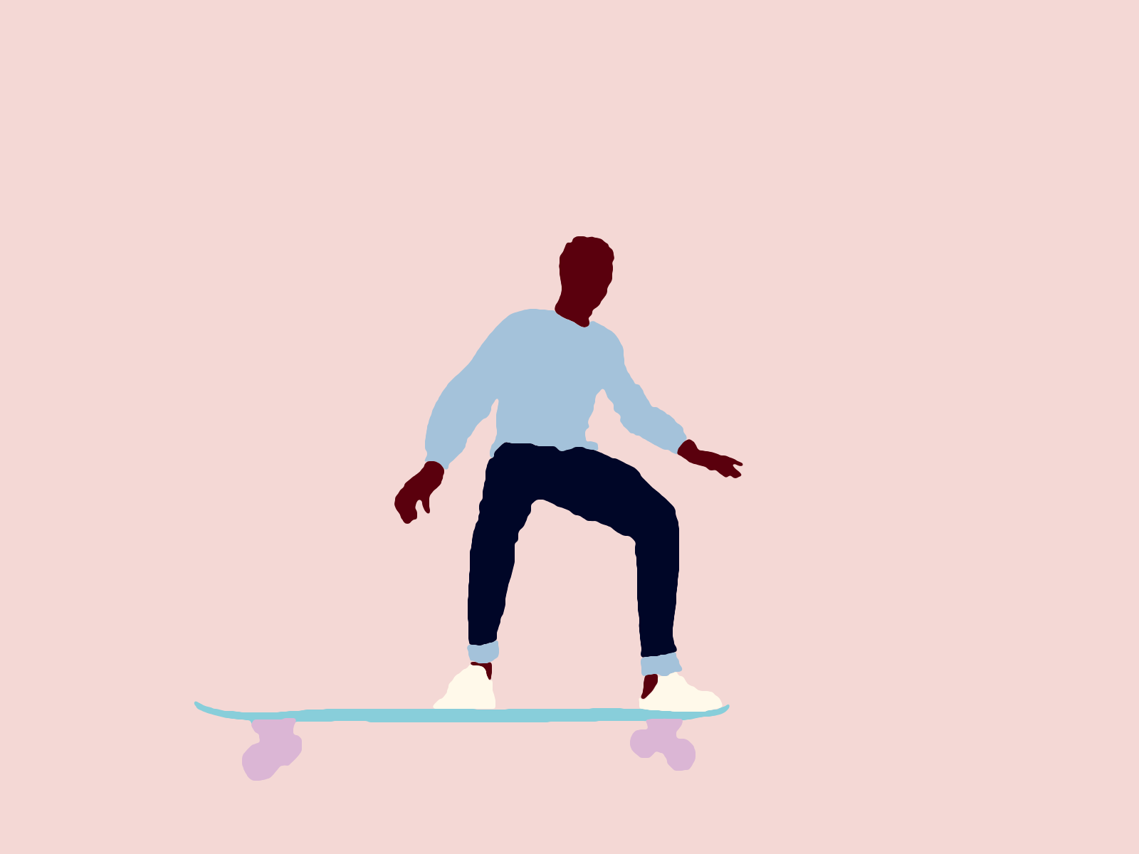 Longboard flip skateboarding adobeaftereffects after effects aftereffects animation animation 2d framebyframe motion motion design motion graphics motiongraphics pastel pink rotoscoping smooth