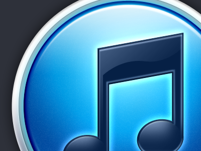 iTunes icon gloss icon itunes 10 mac matte music