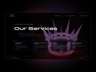 Services page branding design ui web webdesign website