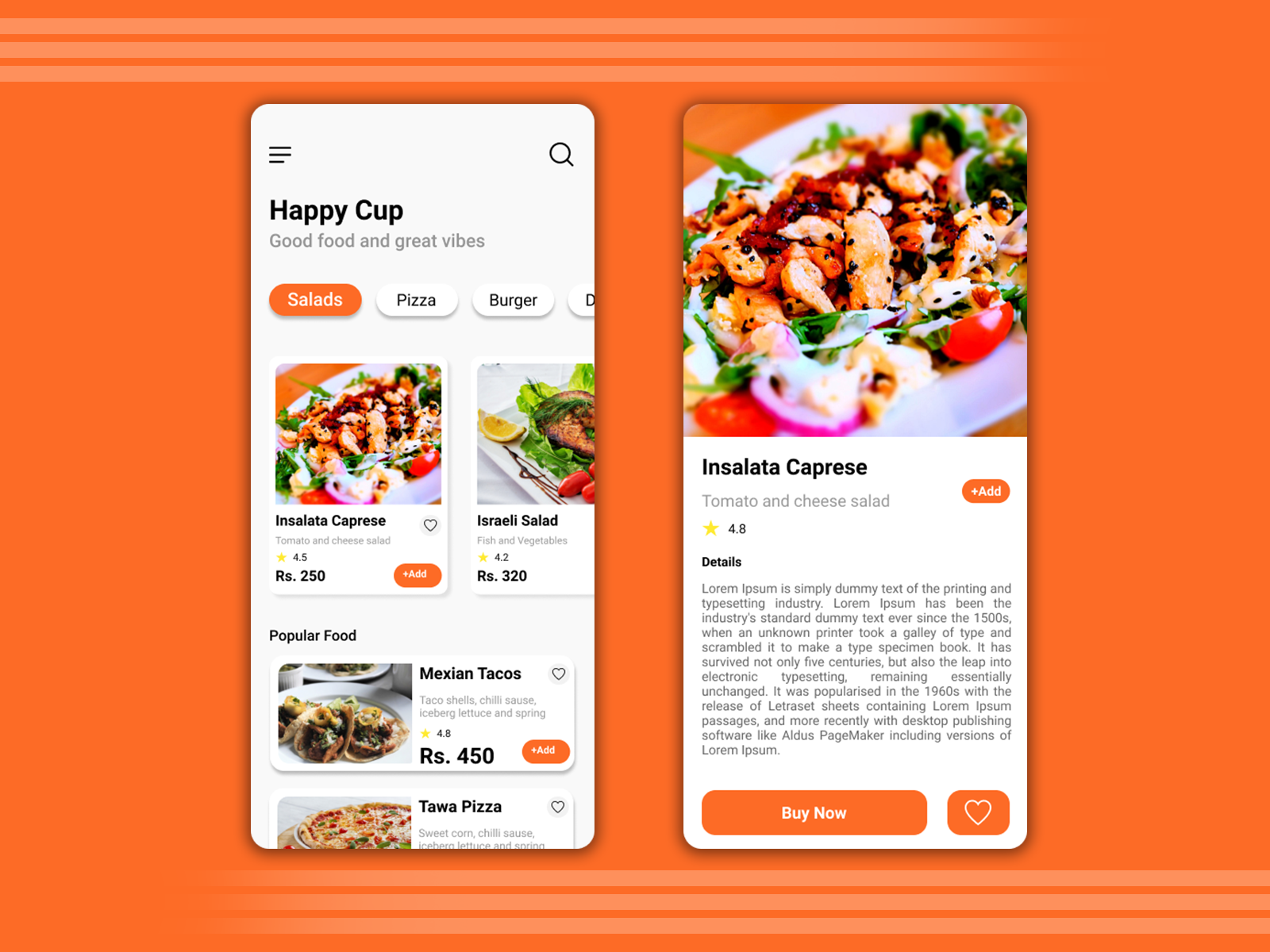 The Food App by Pattern_Designer on Dribbble