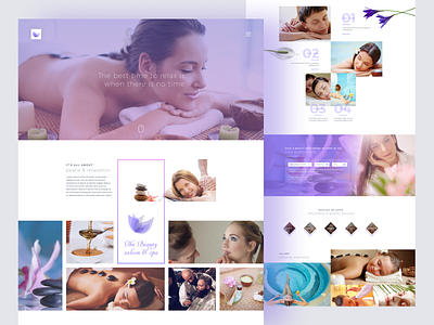 Spa Webdesign Exploration