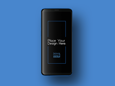 Samsung Galaxy S9 design flat free galaxy line mobile mockup s9 samsung