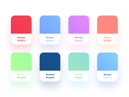 Gradients - Free Swatch by Yash Ranpara on Dribbble