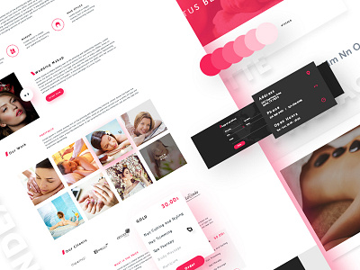 Lotus Spa Website Design design landingpage onepage ui ux webiste