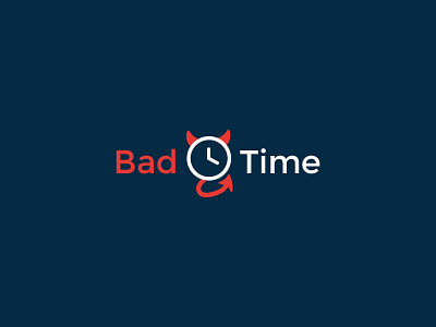 Bad Time bad clock evil logo time
