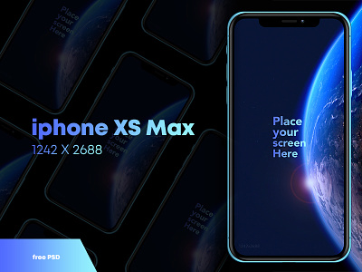 Free iPhone XS Max Mock up