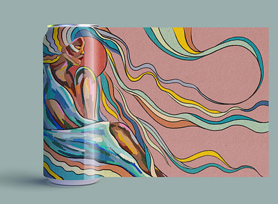 Collective arts brewery entry beer design beer label design can design illustration packaging design