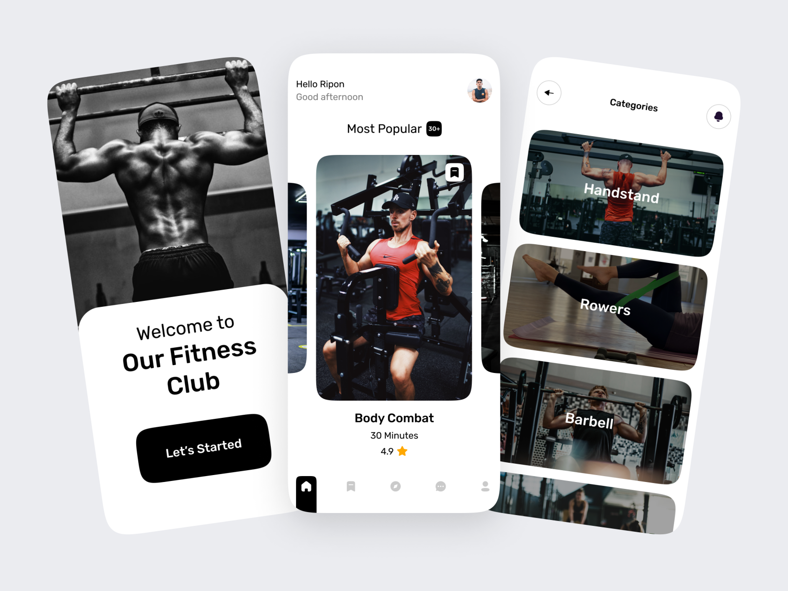 Fitness Mobile App Concept
